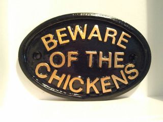 beware of the chickens door plaque house sign funny more options item 