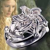 solid sterling silver 925 nenya galadriel ring lotr from china