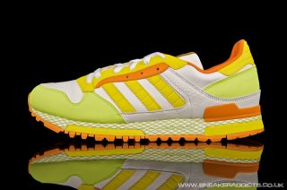 Rare Brand New Boxed Adidas ZX600 ZX 600 White Yellow Green UK 10.5 