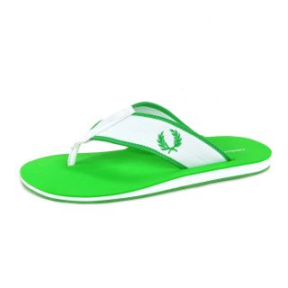 NEW FRED PERRY Mens Sandals Flip Flop Locarno SZ S/M/L/XL UK Green 