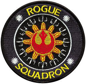 Patch STAR WARS NEW Rogue Squadron Iron On Cosplay Costume Licensed p 