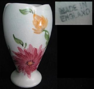 radford english art pottery handpainted floral vase from canada