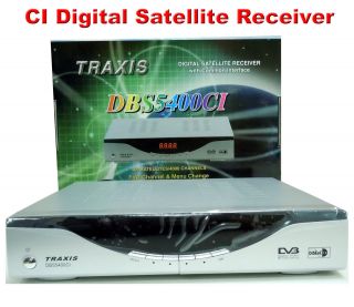   5400 CI / C & Ku Band CI Digital Satellite Receiver MPEG2 / DVB / DTV