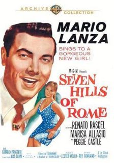 Seven Hills of Rome, New DVD, Renato Rascel, Mario Lanza, Roy Rowland