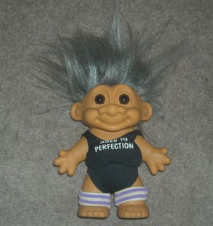 NICE Vintage RUSS Troll Aged to Perfection Girl w/ Sticker Large 