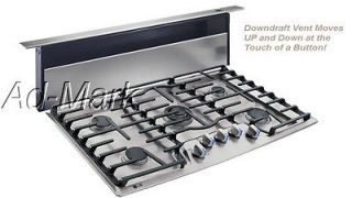 lg 36 professional downdraft gas cooktop with 5 burners time