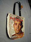Justin Timberlake Rolling Stone 15X 14X 2 Year Book Bag (2003) w 24 