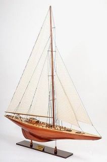 ENDEAVOUR SAIL BOAT MODEL HAND MADE 40 NOT FROM A KIT NEW MAGNIFICENT 