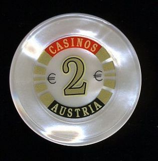 Casinos Austria International Jeton Casino Chip Gaming Poker 