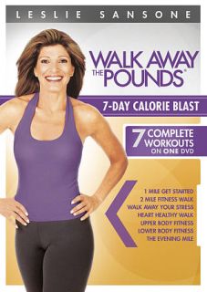 Leslie Sansone Walk Away the Pounds   7 Day Calorie Blast DVD, 2012 