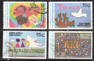 south africa 1994 peace issue children s paintings 36 from