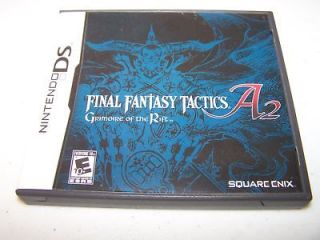 Final Fantasy Tactics A2 Grimoire of Rift Nintendo DS Complete