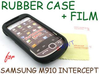   Rubberized Cover Hard Case +Film for Samsung M910 Intercept JSBC470