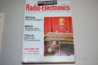 radio electronics dec 1965 build transistor organ kit time left