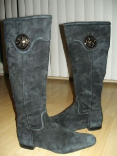 tory burch selma boot black suede size 7 5 m $ 495