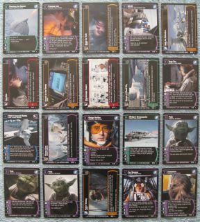 Star Wars TCG The Empire Strikes Back Rare Cards Part 3/3 (TESB)