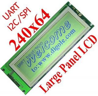 Serial:UART/IIC/I2C/SPI 240x64 Graphic LCD Display Module for Arduino 