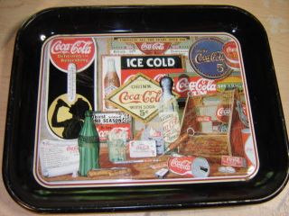 Coca Cola Tin Serving Tray THROUGH ALL THE YEARS SINCE 1886