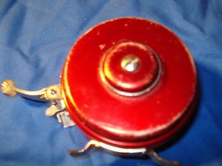 vintage red automatic fly reel made in japan time left
