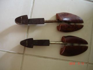 vintage thom mcan wooden shoe trees forms lasts time left