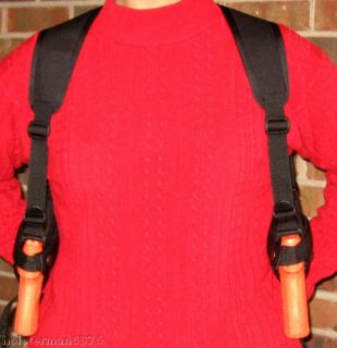 two gun shoulder holster for ruger p85 p89 p90 one
