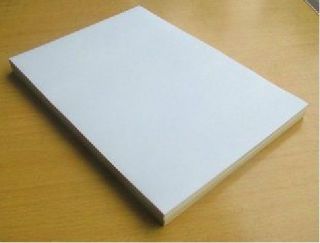 20x A4 White [MATT] Self Adhesive Sticker Paper Sheet Address Label UK 