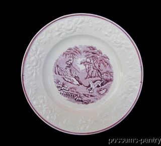 EARLY 19TH C.REGENCY PERIOD PEARLWARE CHILDS PLATE MULBERRY 