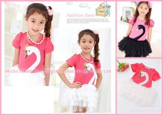 Boutique NWT Gorgeous Swan Princess Soft Fluffy Tier Tulle Tutu Dress 
