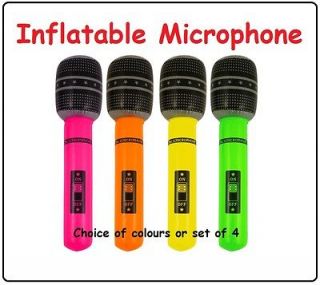 INFLATABLE BLOW UP MICROPHONE MIC HEN PARTY KARAOKE FANCY DRESS PARTY 