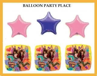 DISNEY SHAKE IT UP BALLOONS PURPLE PINK birthday party supplies 