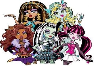 12 monster high edible stand up cake decoration toppers time