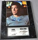 William Shatner Star Trek signed autographed auto autograph plaque 