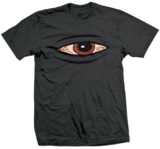 TOY MACHINE Bloodshot Eye Face Grey SKATEBOARD T Shirt XL   New with 