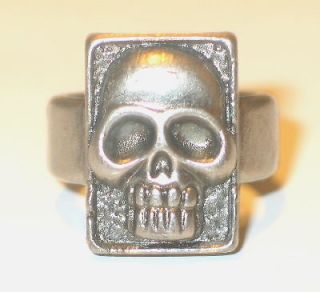 the phantom movie promo metal skull ring 1996 mint unused one day 