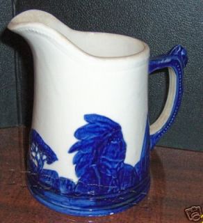 sleepy eye pottery pitcher great condition  380