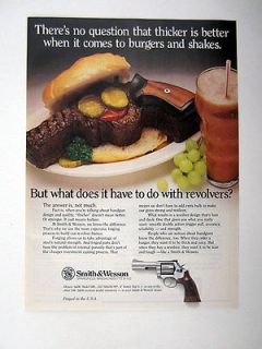 Smith & Wesson Model 686 .357 Magnum Revolver 1988 print Ad 