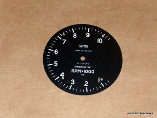 Smiths Chronometric Tachometer Face Dial RC1307/00 Triumph BSA Norton 