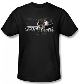 Swamp People On The River Troy Landry Licensed Adult T Shirt S 3XL 