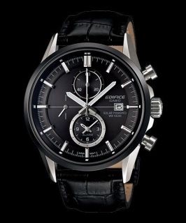 Genuine Casio Watch Edifice Sapphire Glass + Solar powered EFB 503SBL 