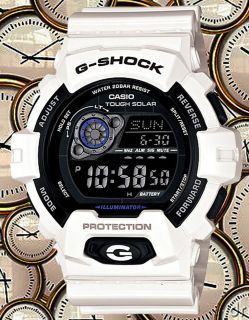 CASIO G SHOCK WATCH GR 8900A 7 WORLD TIME & SOLAR POWERED