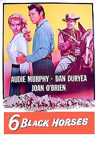 audie murphy six black horses dvd 1962 ntsc from australia