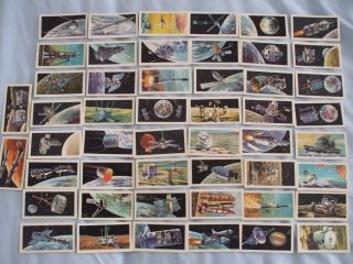 BROOKE BOND TEA CARDS:THE RACE INTO SPACE:BUY INDIVIDUALLY NOs 26 TO 