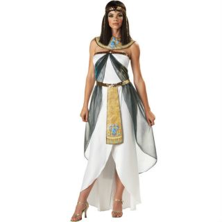 Deluxe Halloween Cleopatra Egyptian Costume Dress Set Fancy Party @ 