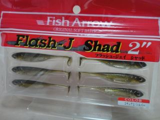 Fish Arrow Flash J Shad 2inch 8counts #Kosanayu/silv​er Recommend 