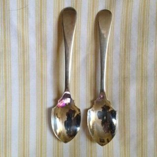 vintage silverplate made in england serving spoons 