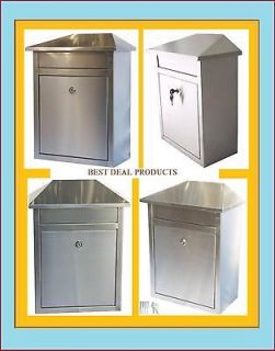   listed STAINLESS STEEL LETTERBOX MAILBOX LETTER MAIL POST BOX MAIL BOX