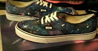 Authentic Galaxy Vans GS, Womens, and Mens Sizes High quality custom