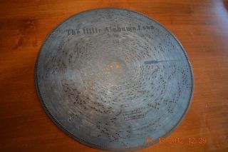 Stella Disc 17 1/4 inch nice condition The little Alabama Coon rare
