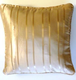 ESTATE Decorative Pillow Cover Stripe Size 17x 17 Square NIP