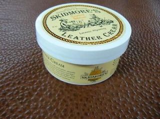 Skidmores Leather Cream Leather Conditioner and cleaner 6 ounce tub